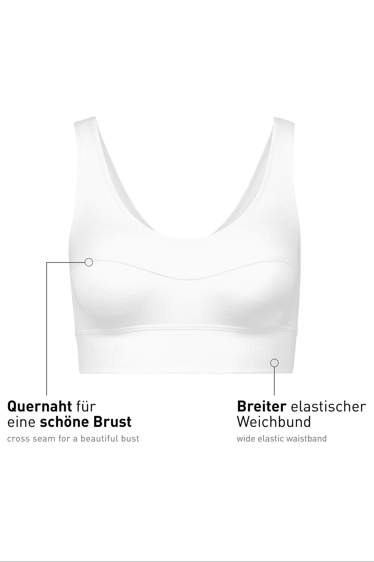 Bustier ELASTIC - weiss (CALIDA 001)