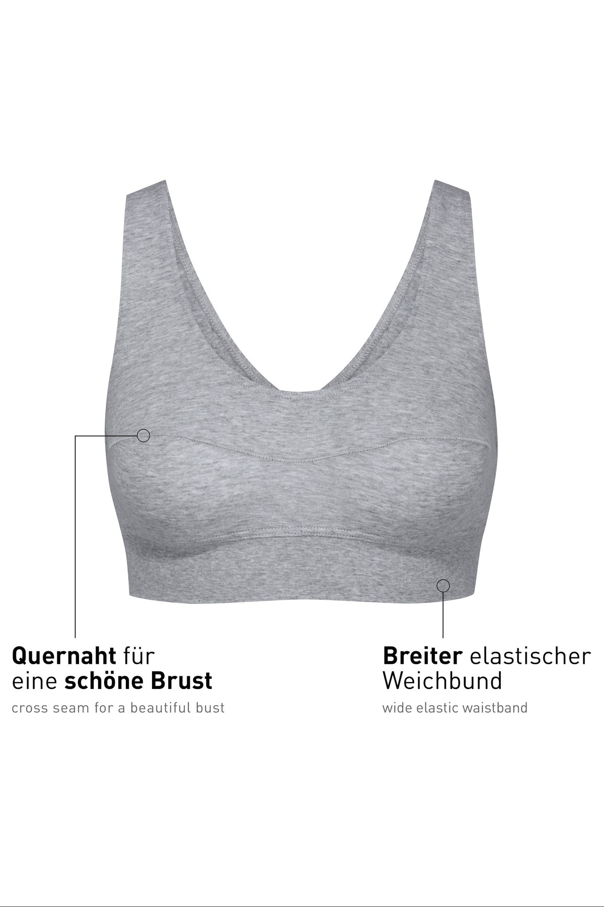 Bustier ELASTIC - stein meliert (CALIDA 096)