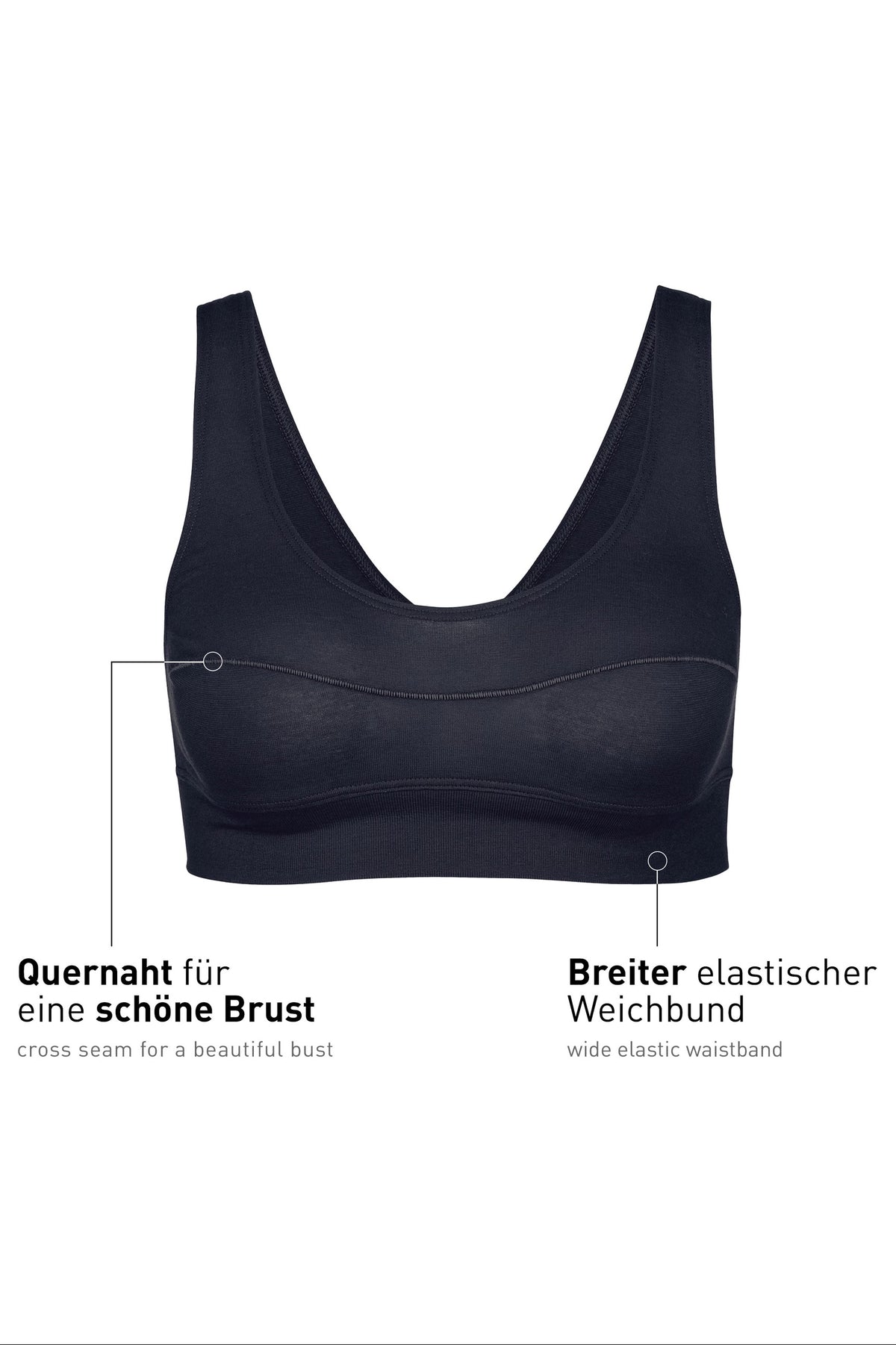 Bustier ELASTIC - dark lapis blue (CALIDA 339)