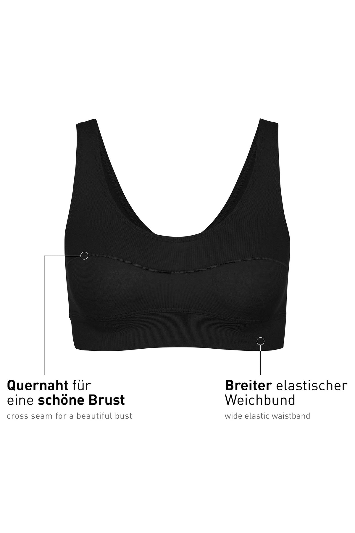 Bustier ELASTIC - schwarz (CALIDA 992)