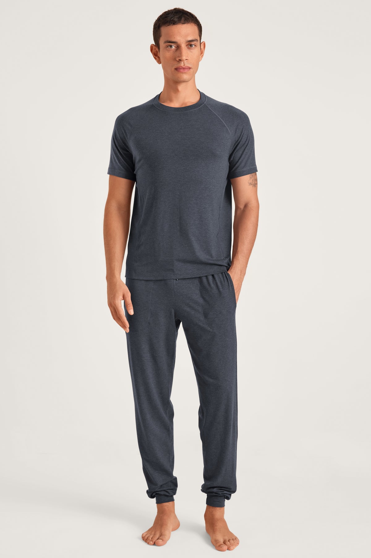 chemise à manches courtes DEEPSLEEPWEAR Warming - anthracite (CALIDA 989)