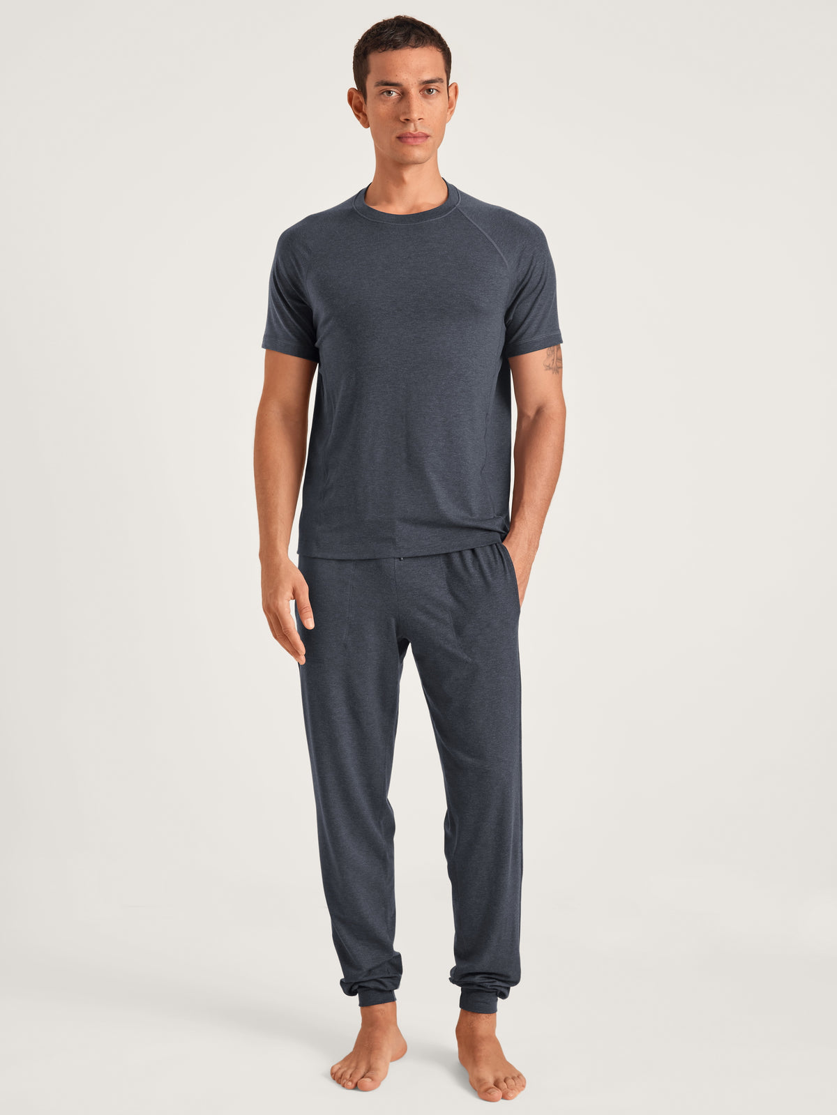 chemise à manches courtes DEEPSLEEPWEAR Warming - anthracite (CALIDA 989)