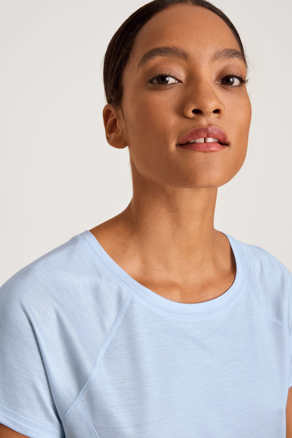 Camicia a maniche corte DEEPSLEEPWEAR Cooling - blu armonia (CALIDA 470)