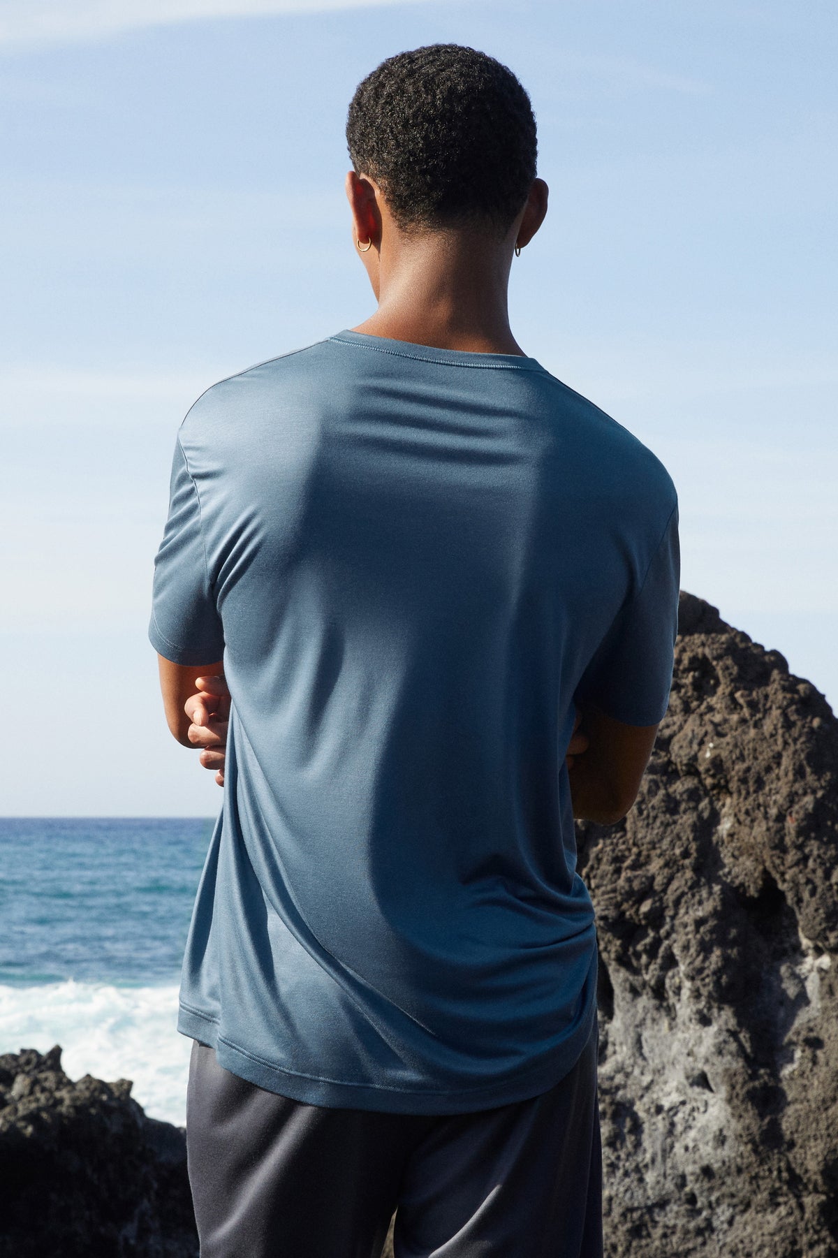 chemise à manches courtes DEEPSLEEPWEAR Cooling - indigo vintage (CALIDA 457)