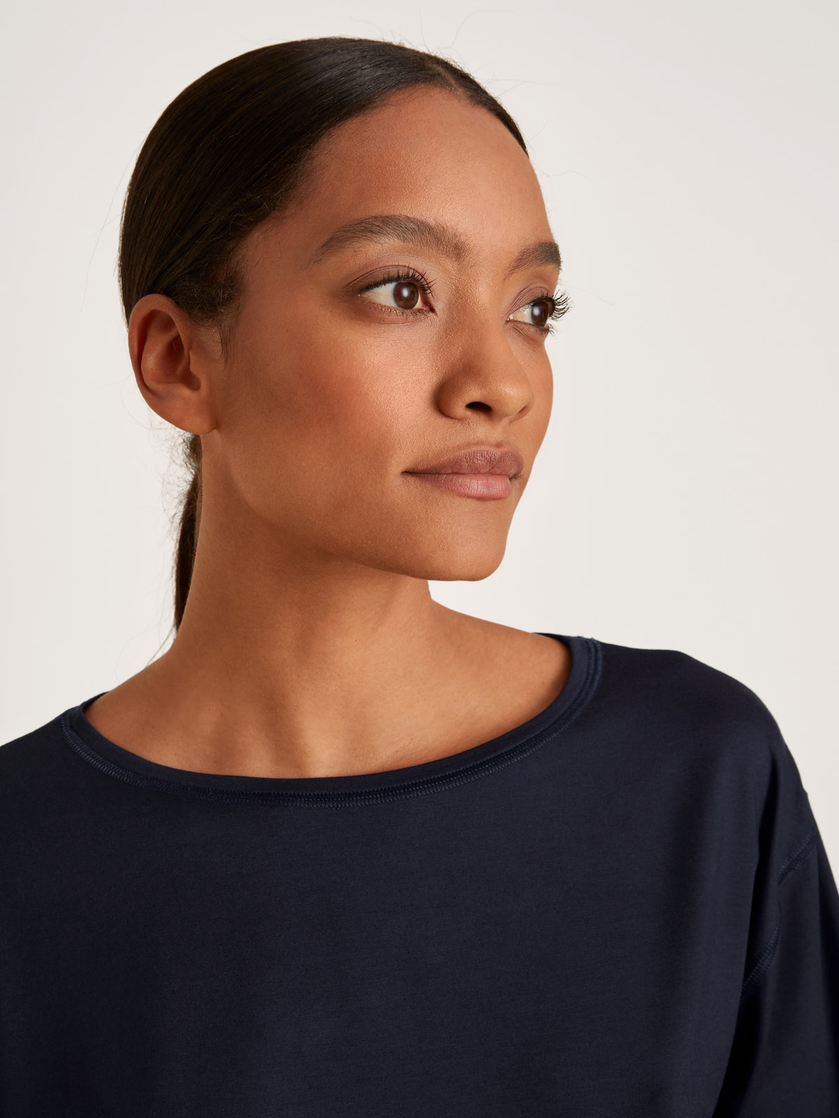 Kurzarm-Shirt DEEPSLEEPWEAR Balancing - dark lapis blue (CALIDA 339)