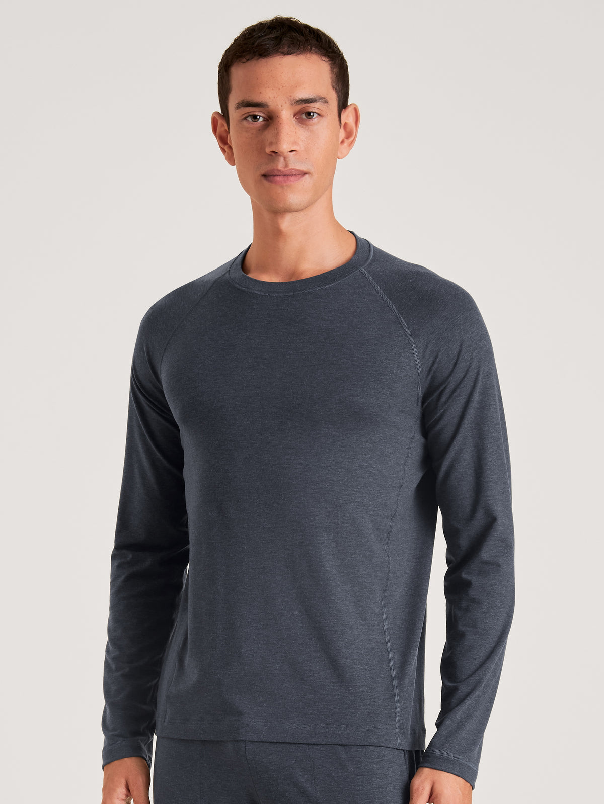 Long-sleeved shirt DEEPSLEEPWEAR Warming - anthracite (CALIDA 989)