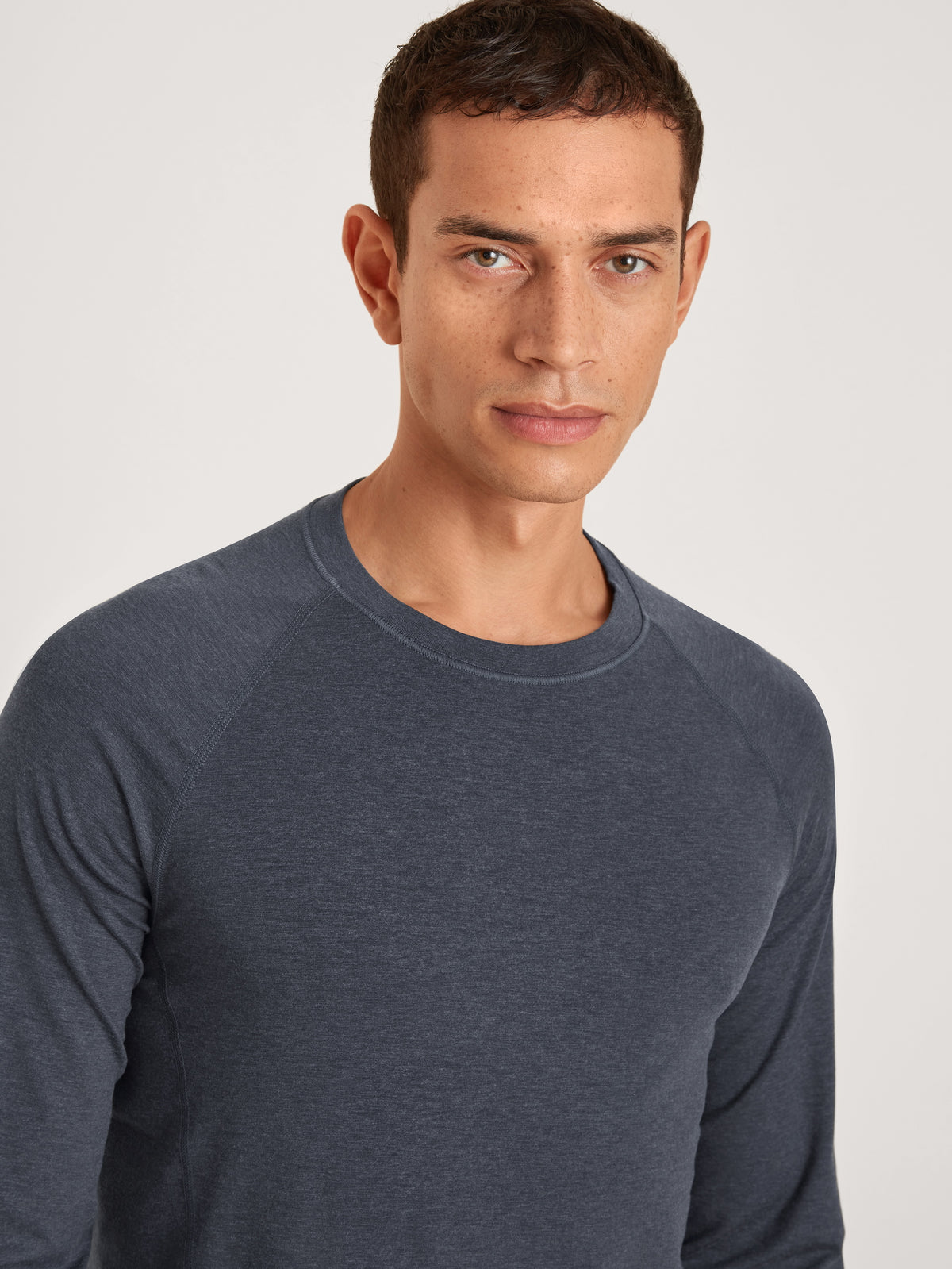 Long-sleeved shirt DEEPSLEEPWEAR Warming - anthracite (CALIDA 989)