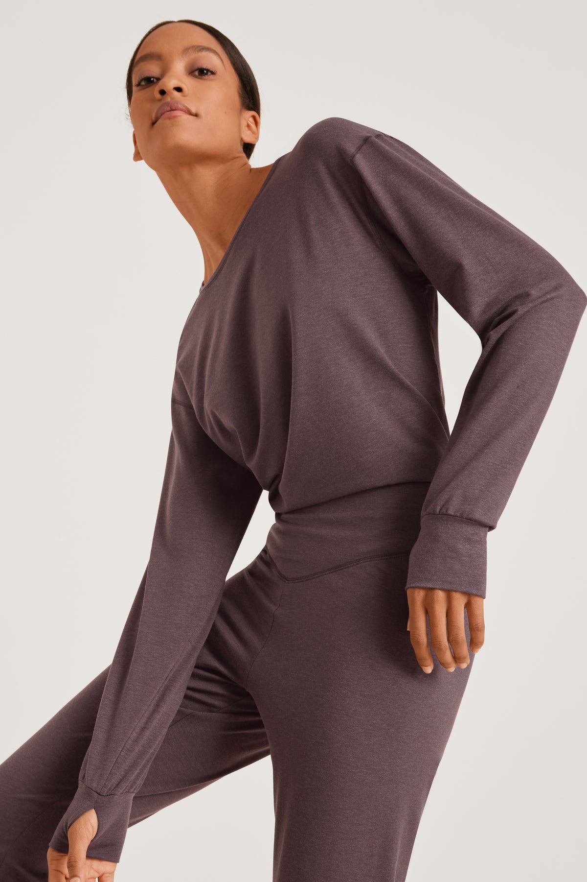 Camicia a maniche lunghe DEEPSLEEPWEAR Warming - tortora tenue (CALIDA 327)