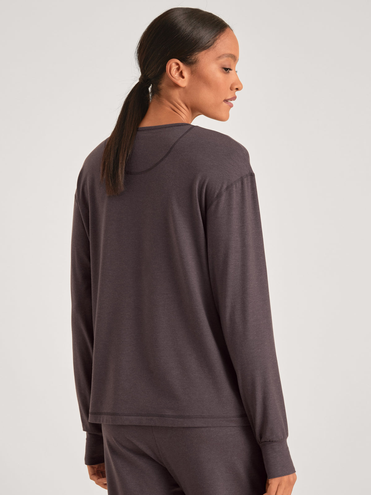 Langarm-Shirt DEEPSLEEPWEAR Warming - soft taupe (CALIDA 327)