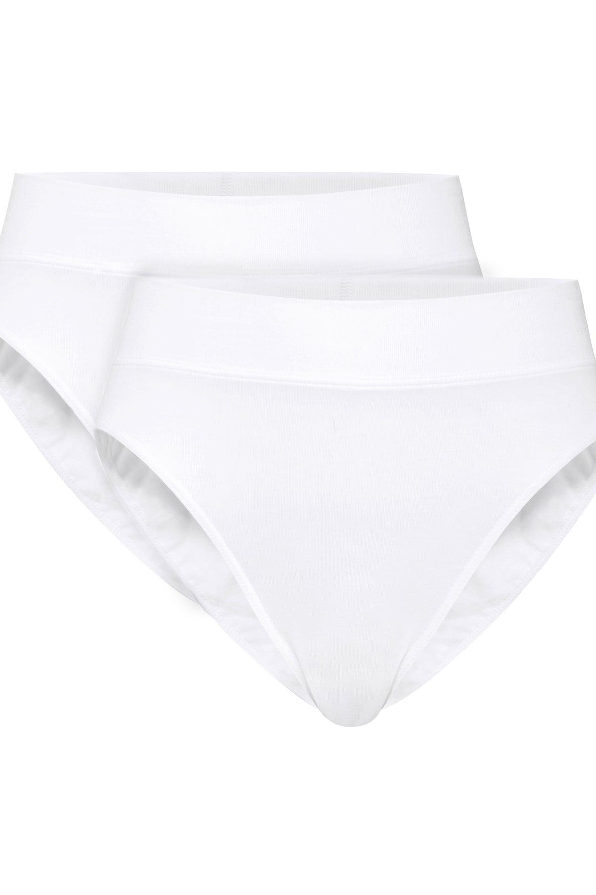 Slip a vita alta con elastico morbido ELASTIC (confezione da 2) - bianco (CALIDA 001)