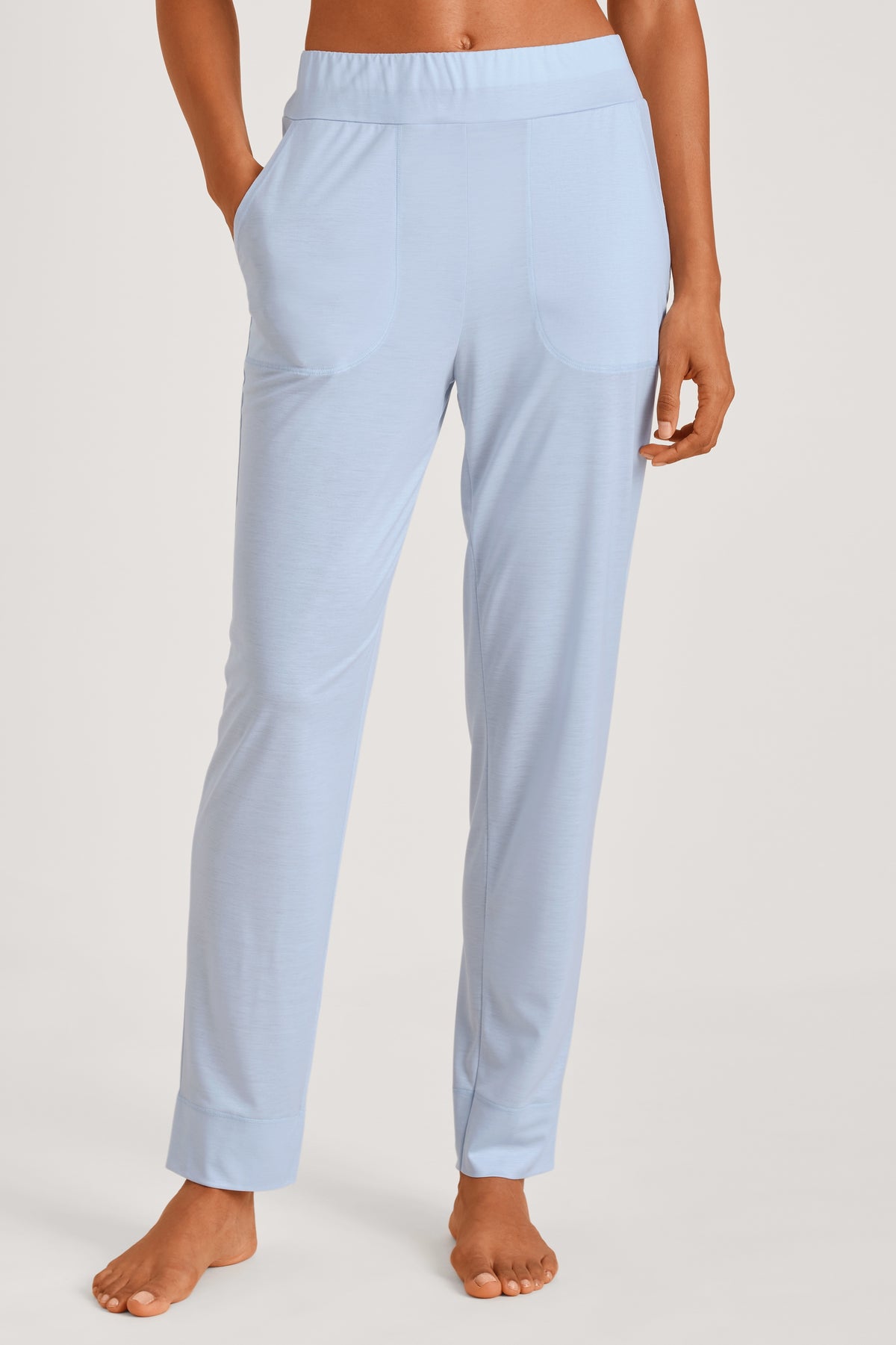 Pantaloni del pigiama con tasche laterali DEEPSLEEPWEAR Cooling - blu armonia (CALIDA 470)