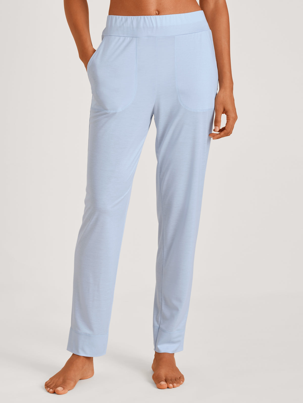 Pajama pants with side pockets DEEPSLEEPWEAR Cooling - harmony blue (CALIDA 470)