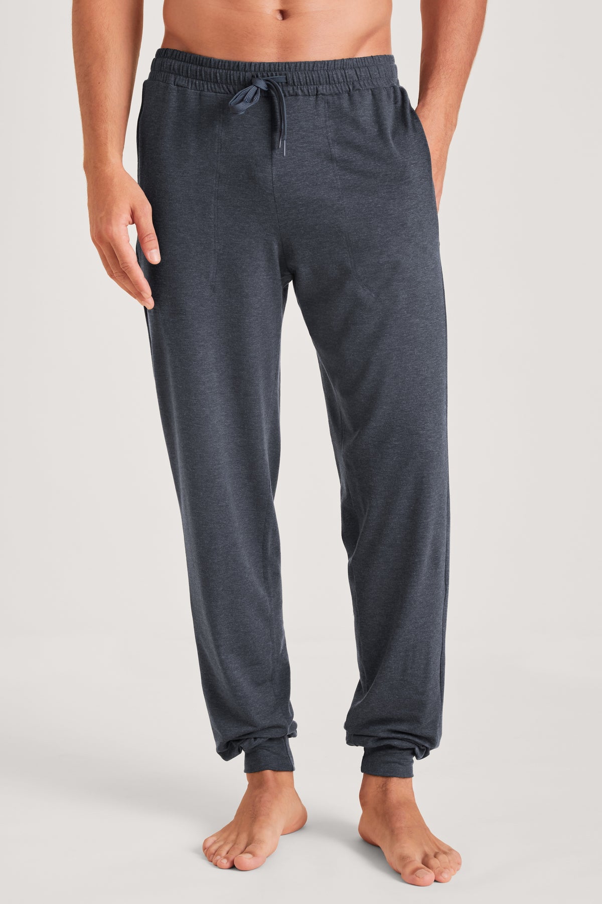 Pantalon de pyjama à revers DEEPSLEEPWEAR Warming - anthracite (CALIDA 989)