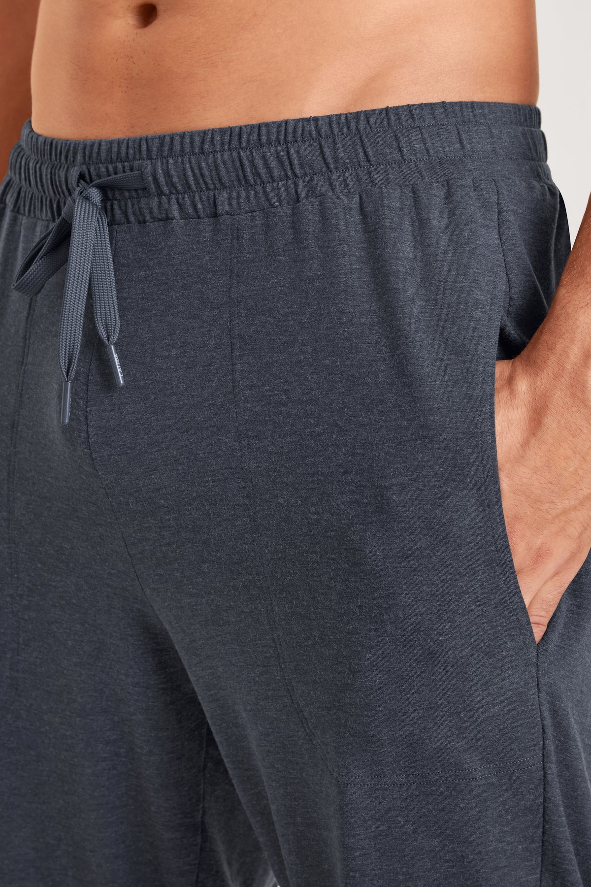 Pantalon de pyjama à revers DEEPSLEEPWEAR Warming - anthracite (CALIDA 989)