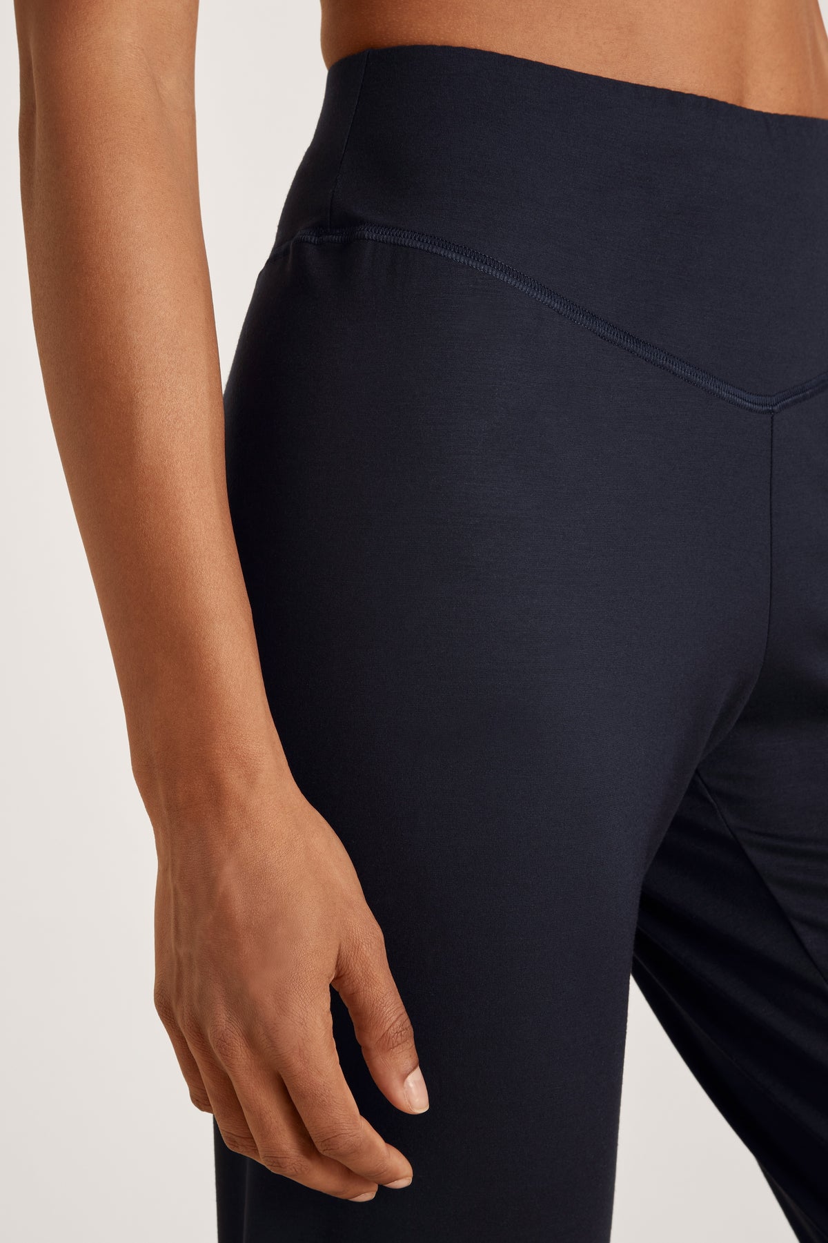 Pantaloni del pigiama con risvolti DEEPSLEEPWEAR Balancing - blu lapislazzuli scuro (CALIDA 339)