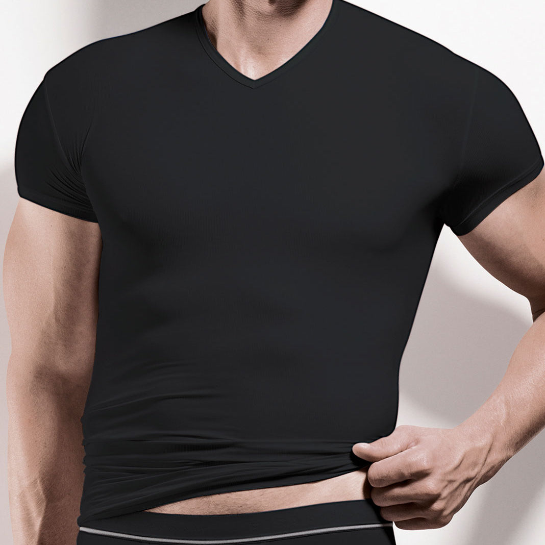 短袖衬衫,V领 MERYL SKINLIFE