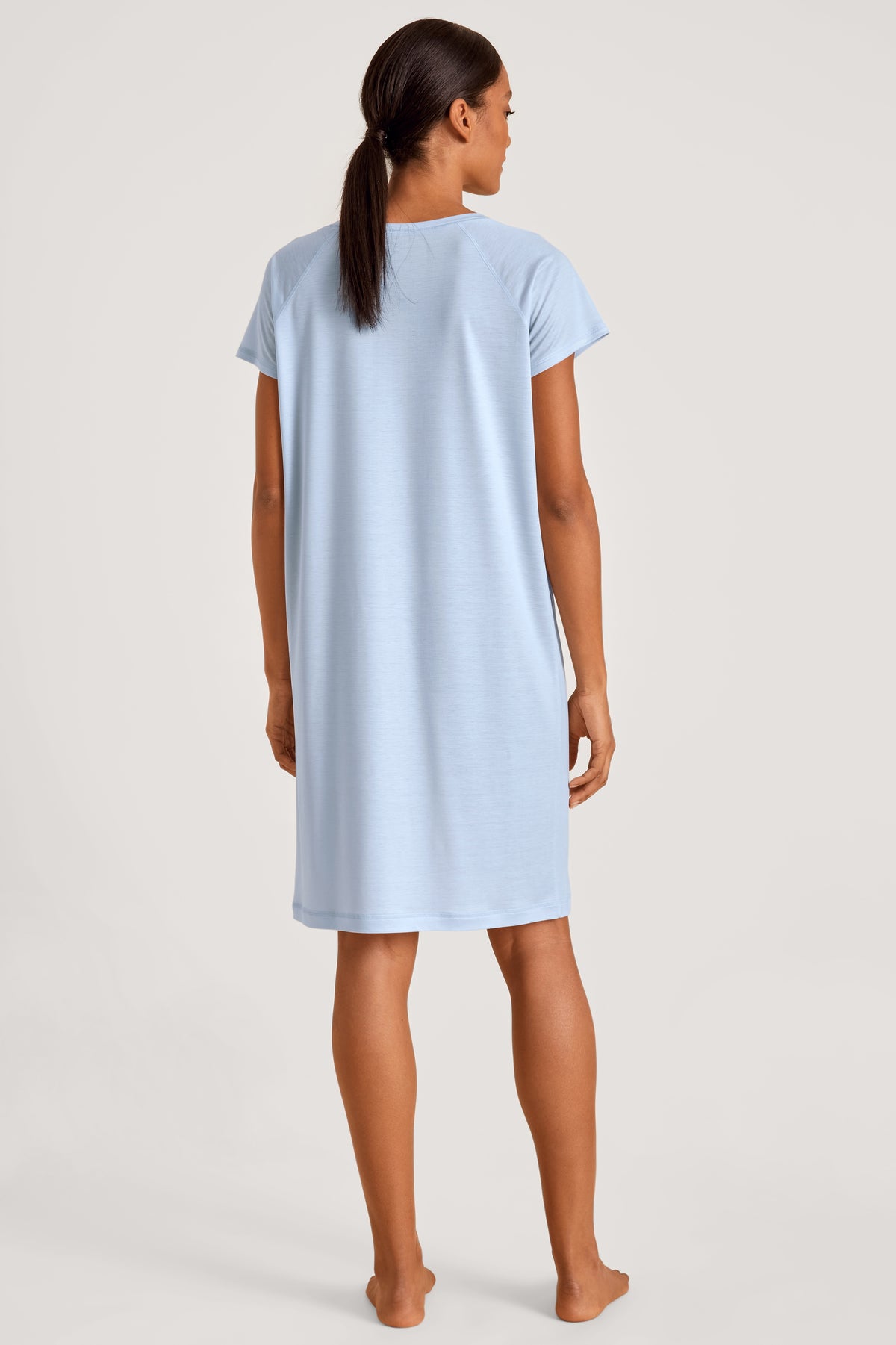Camicia da notte (95 cm) DEEPSLEEPWEAR Cooling - blu armonia (CALIDA 470)