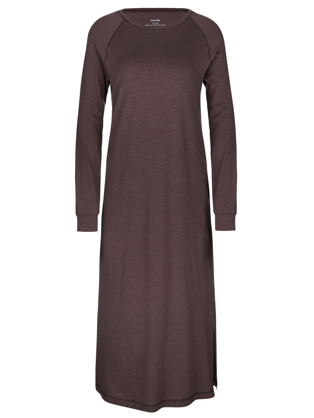 Langarm-Nachthemd DEEPSLEEPWEAR Warming (120 cm) - soft taupe (CALIDA 327)