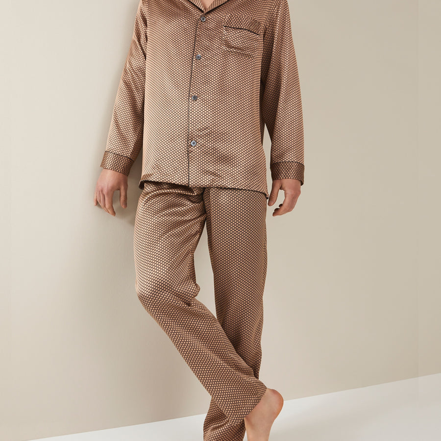 Pajamas, long, 6000 SILK NIGHTWEAR