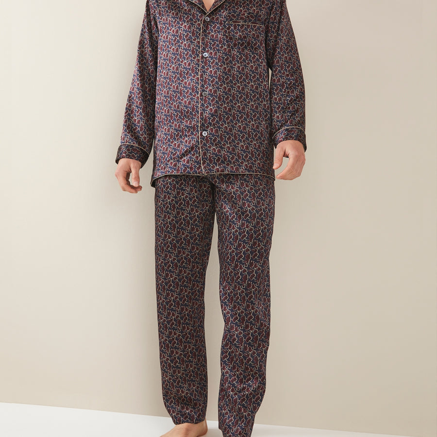 Pajamas, long, 6000 SILK NIGHTWEAR