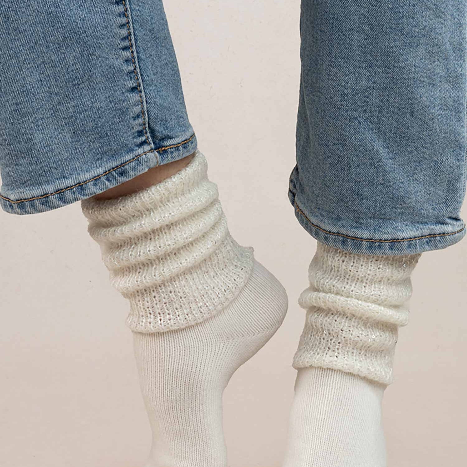 جوارب نسائية من الكشمير Cachemier SEQUINS