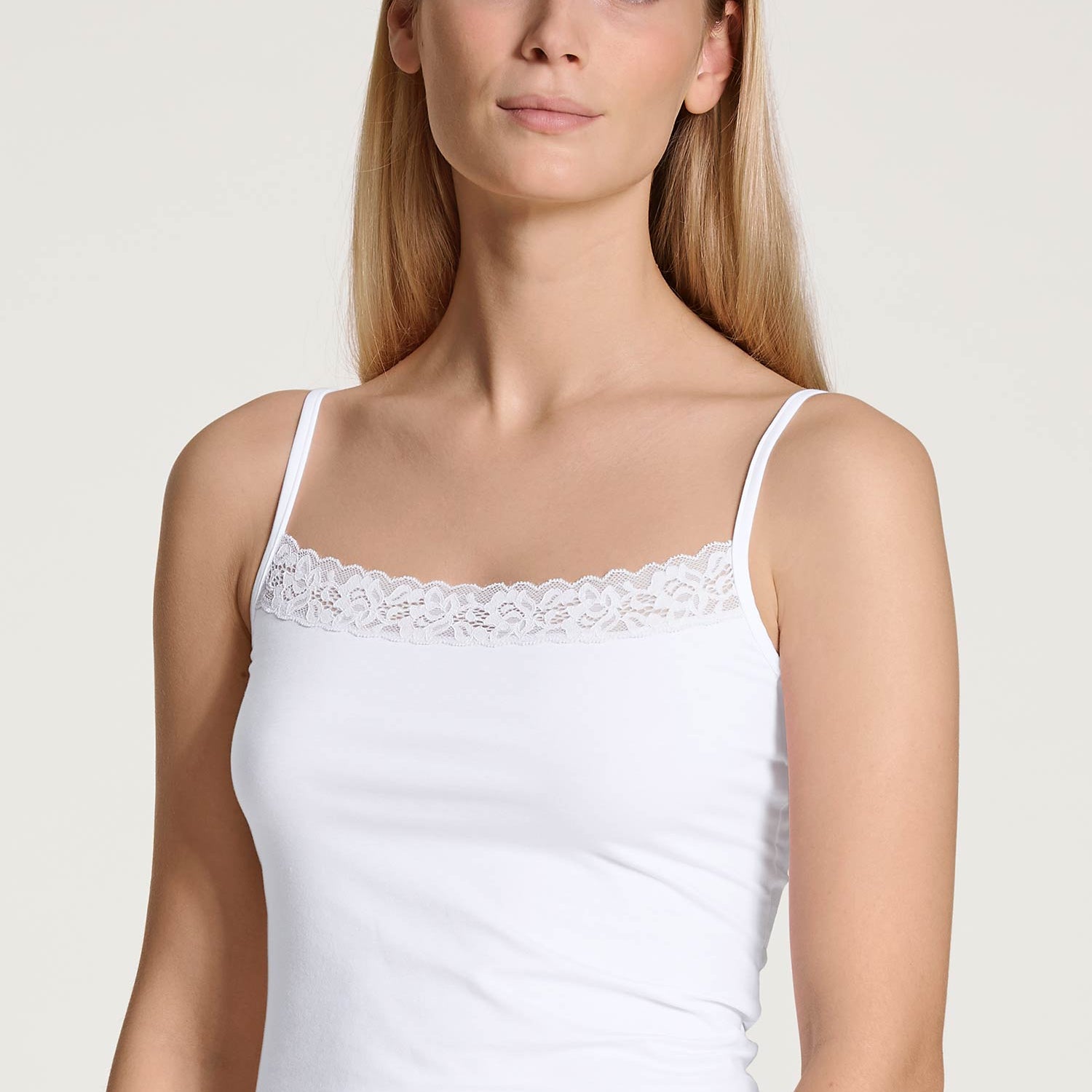 Top spaghetti NATURAL COMFORT LACE