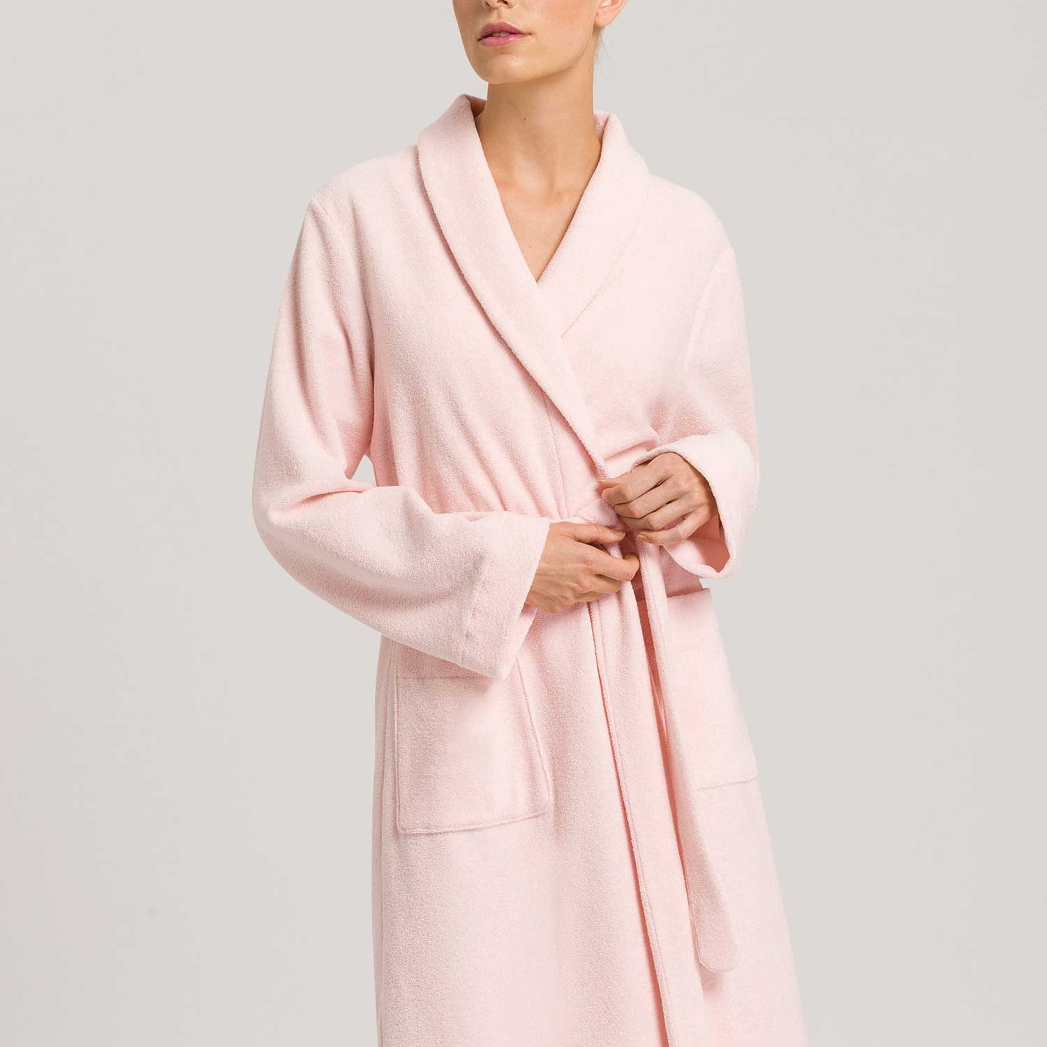 Peignoir de bain en éponge peluche, robe, longueur 100cm, ROBE SELECTION