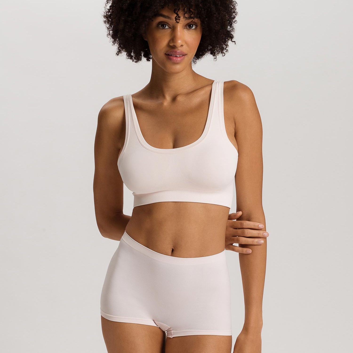 Crop Top rembourré TOUCH FEELING en couleur estivale melon soda