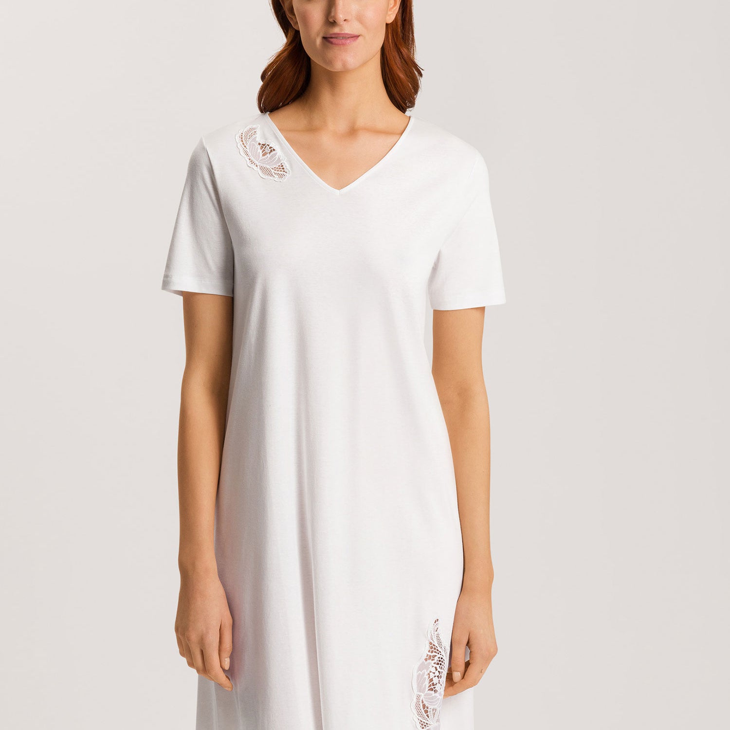 Nightdress, kurzarm, Länge 100cm, ANNE