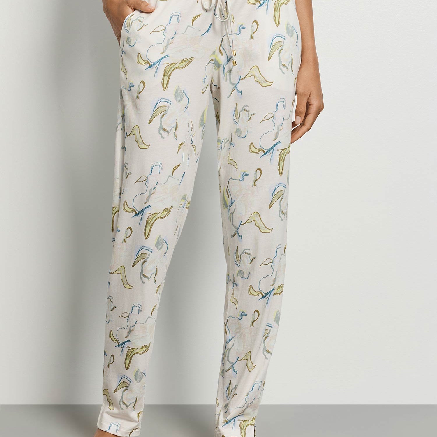 Pantaloni lunghi SLEEP & LOUNGE in colore estivo vernice fluente