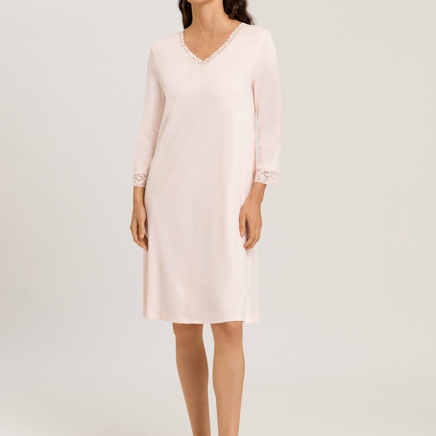 Chemise de nuit à manches 3/4, longueur 100 cm MOMENTS