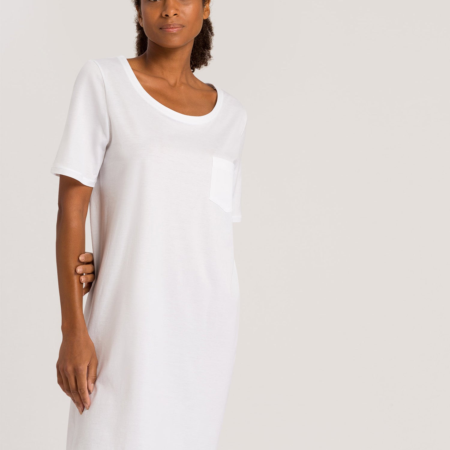 睡裙,90厘米,短袖,COTTON DELUXE Night