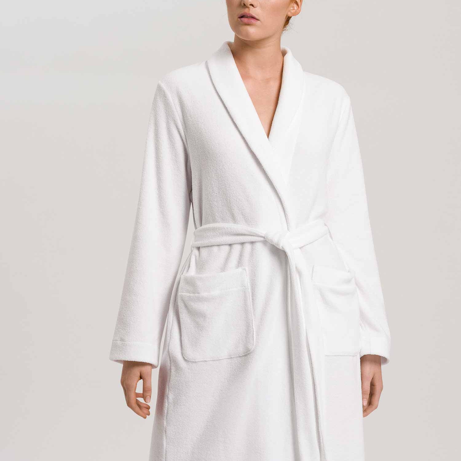 Peignoir de bain en éponge peluche, robe, longueur 100cm, ROBE SELECTION