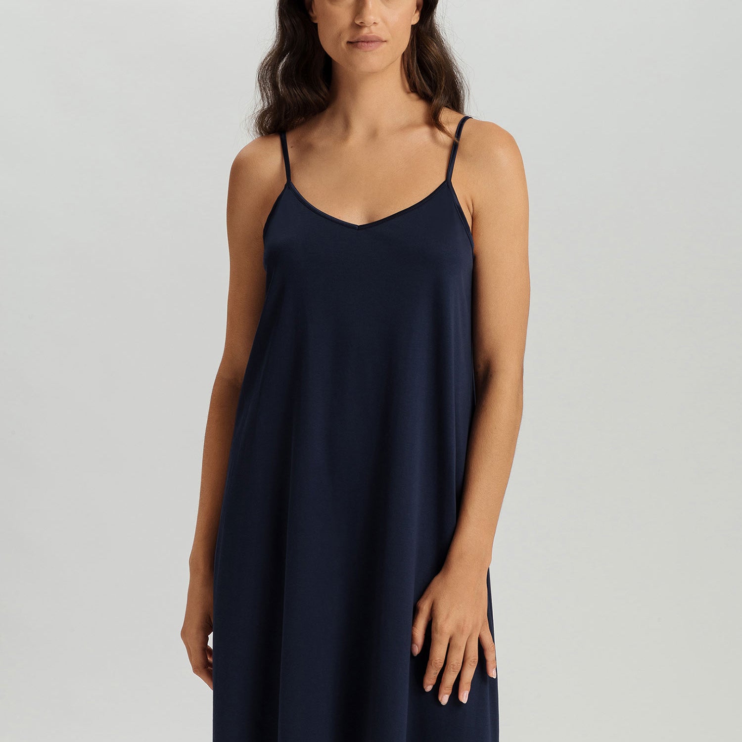 Robe spaghetti, 95cm de longueur, COTTON SILK