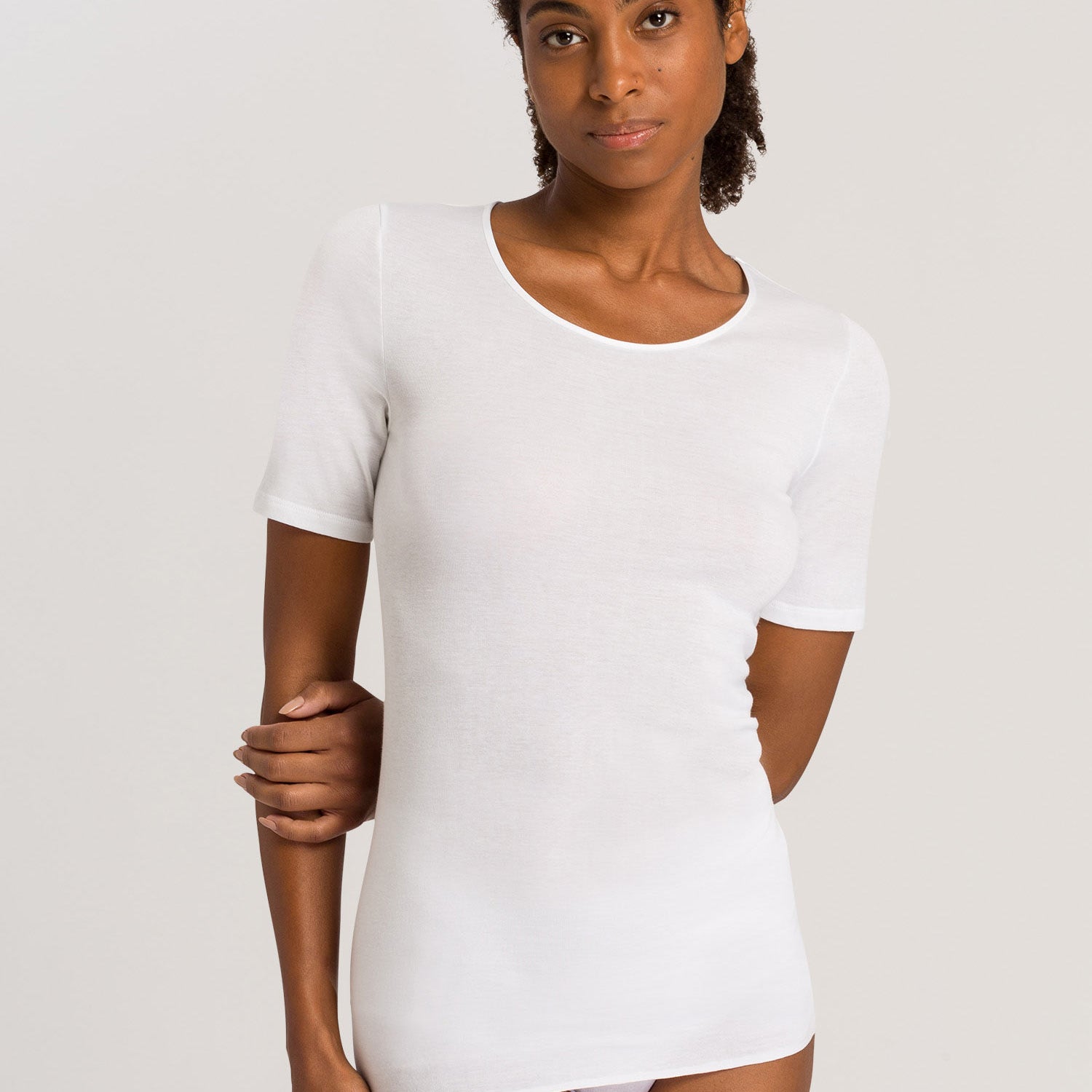 T-Shirt, O-Neck, COTTON SEAMLESS