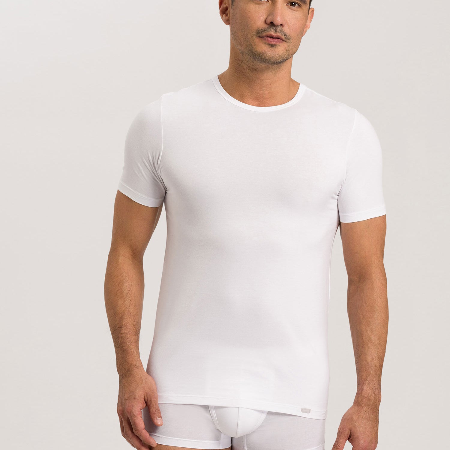 Shirt mit Rundhalsausschnitt, im Doppelpack, COTTON ESSENTIALS