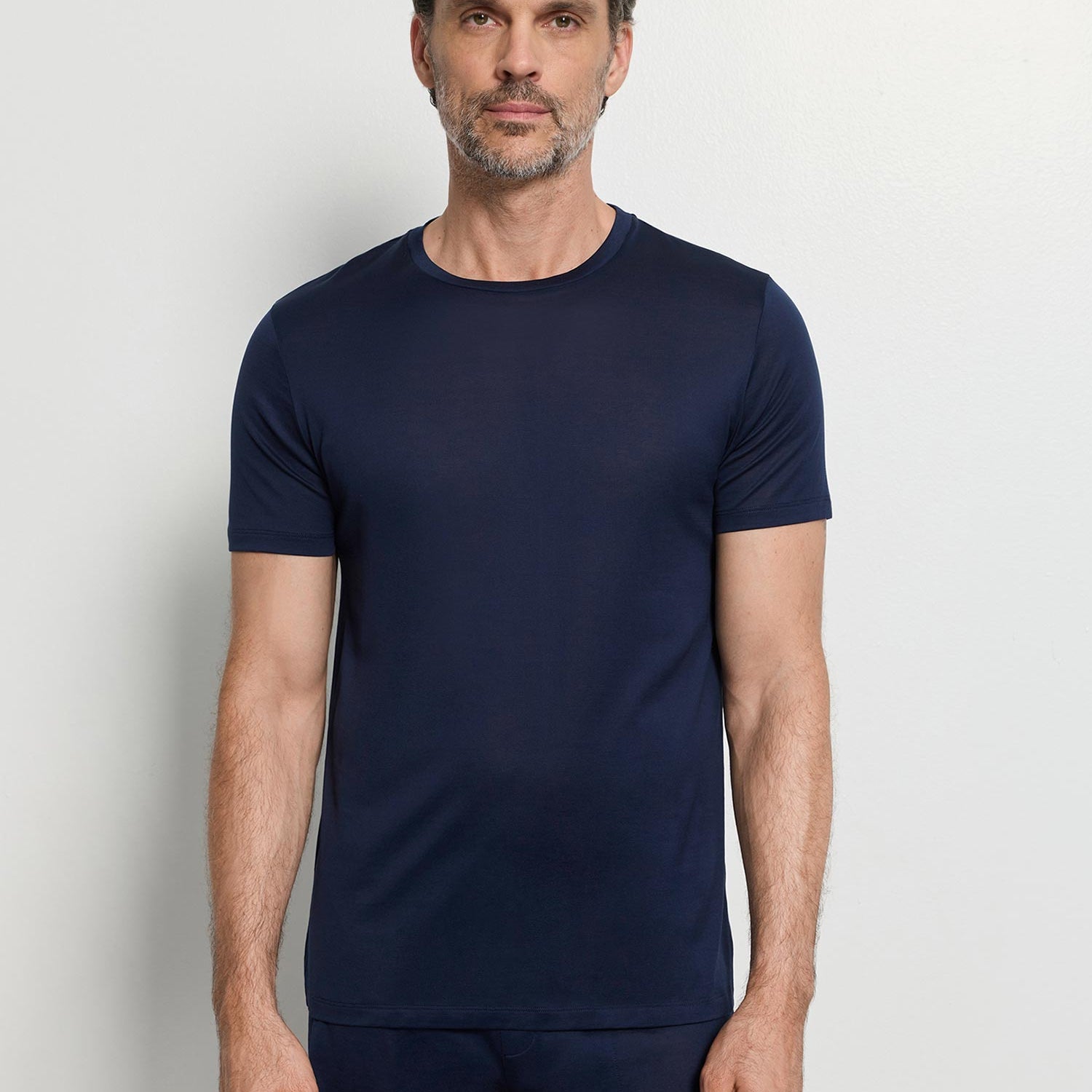 T-Shirt, O-Neck, COTTON SPORTY, in Sommer-Farbe deep navy