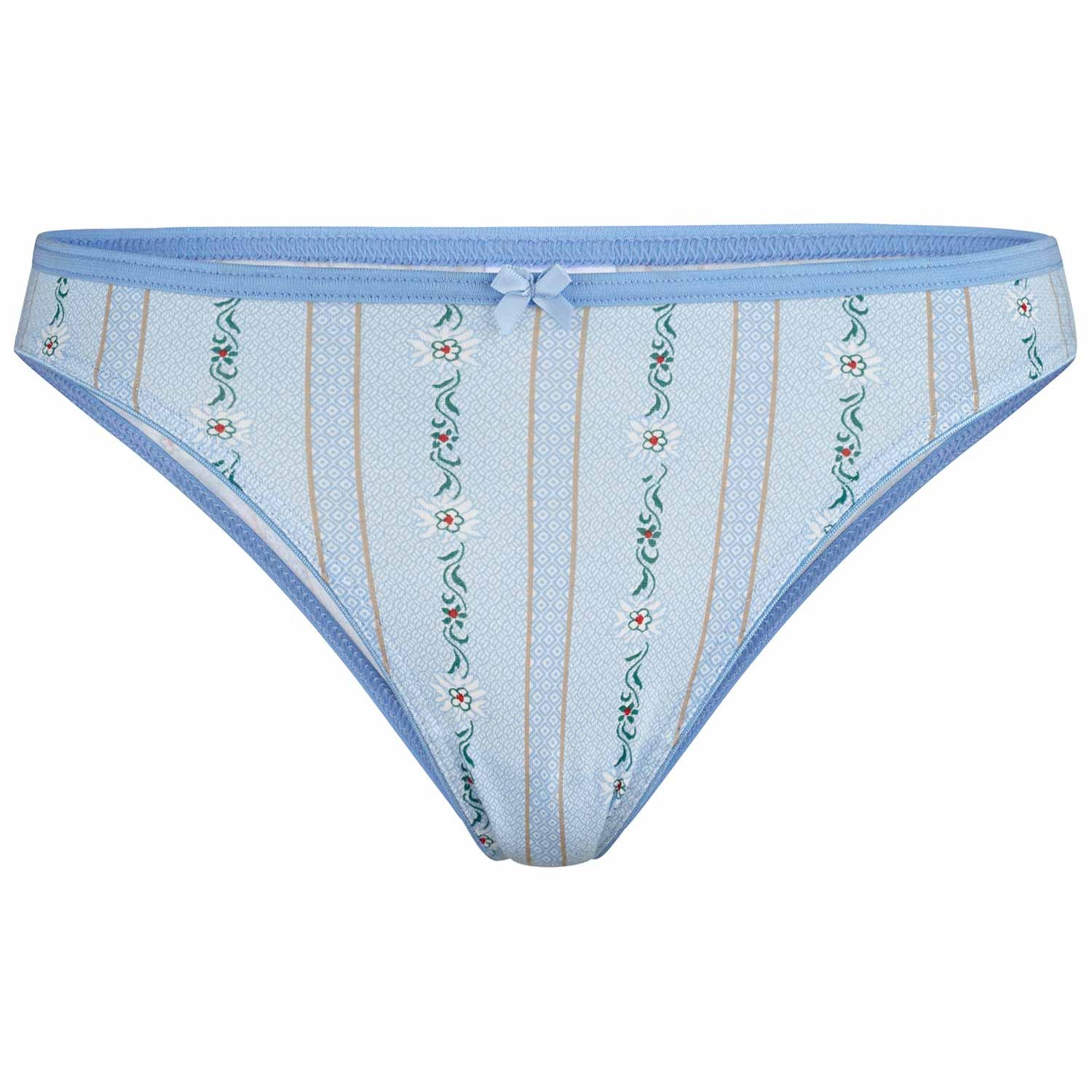 Thong, String Luzia, EDELWEISS, in blue or pink