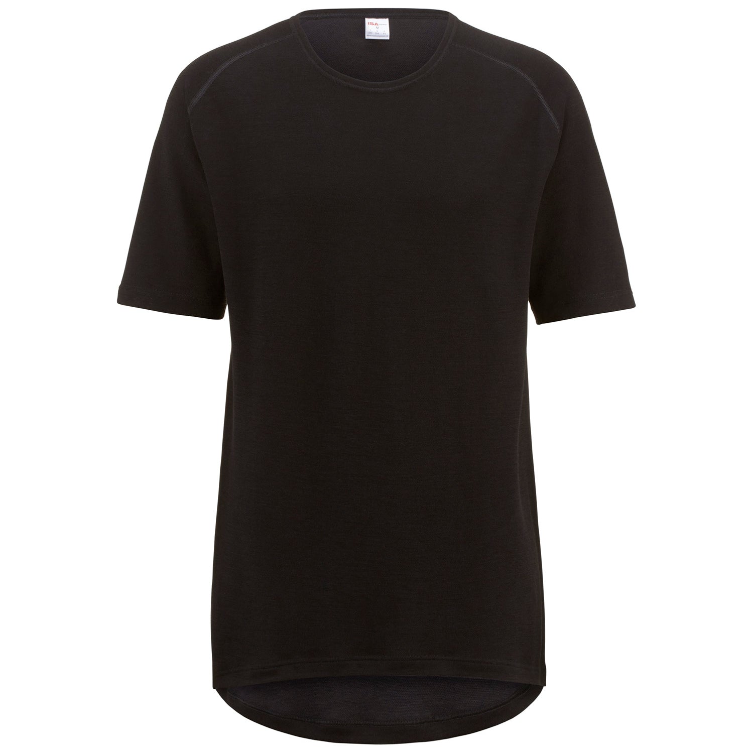 قميص بأكمام قصيرة، ياقة O، THERMO