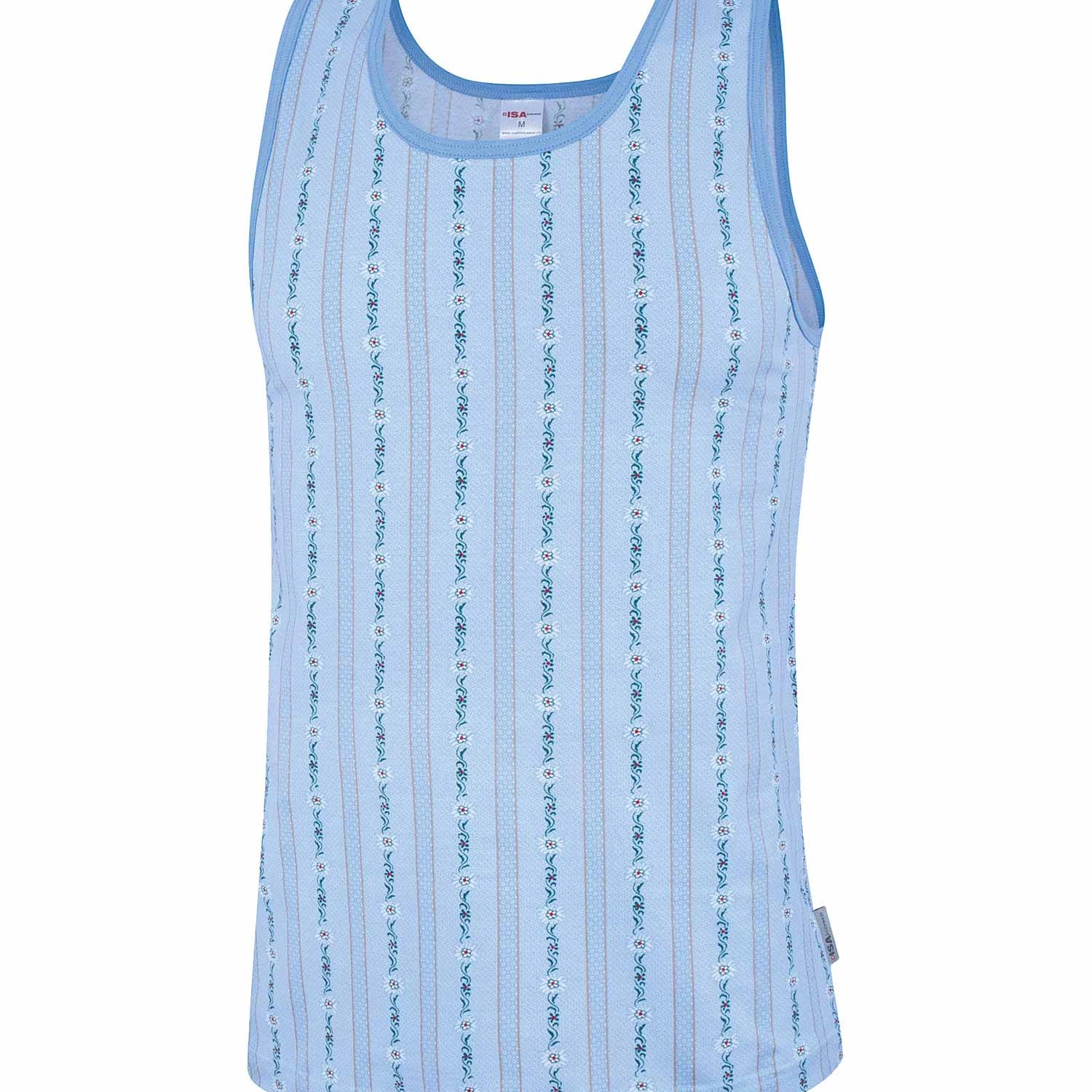 Athletshirt, Tank Top EDELWEISS in hell- und dunkelblau