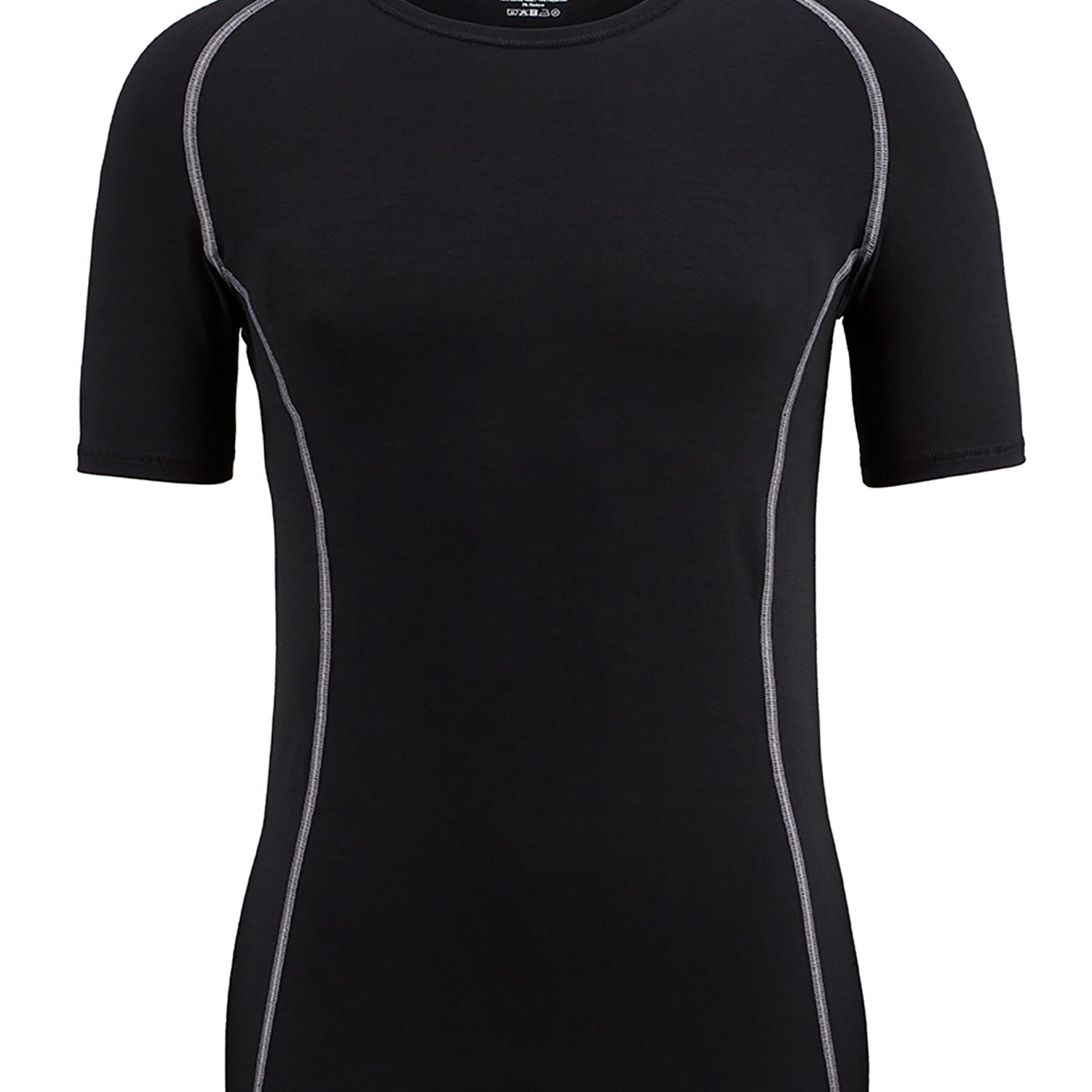 Shirt kurzarm, O-Neck, NEW WOOL