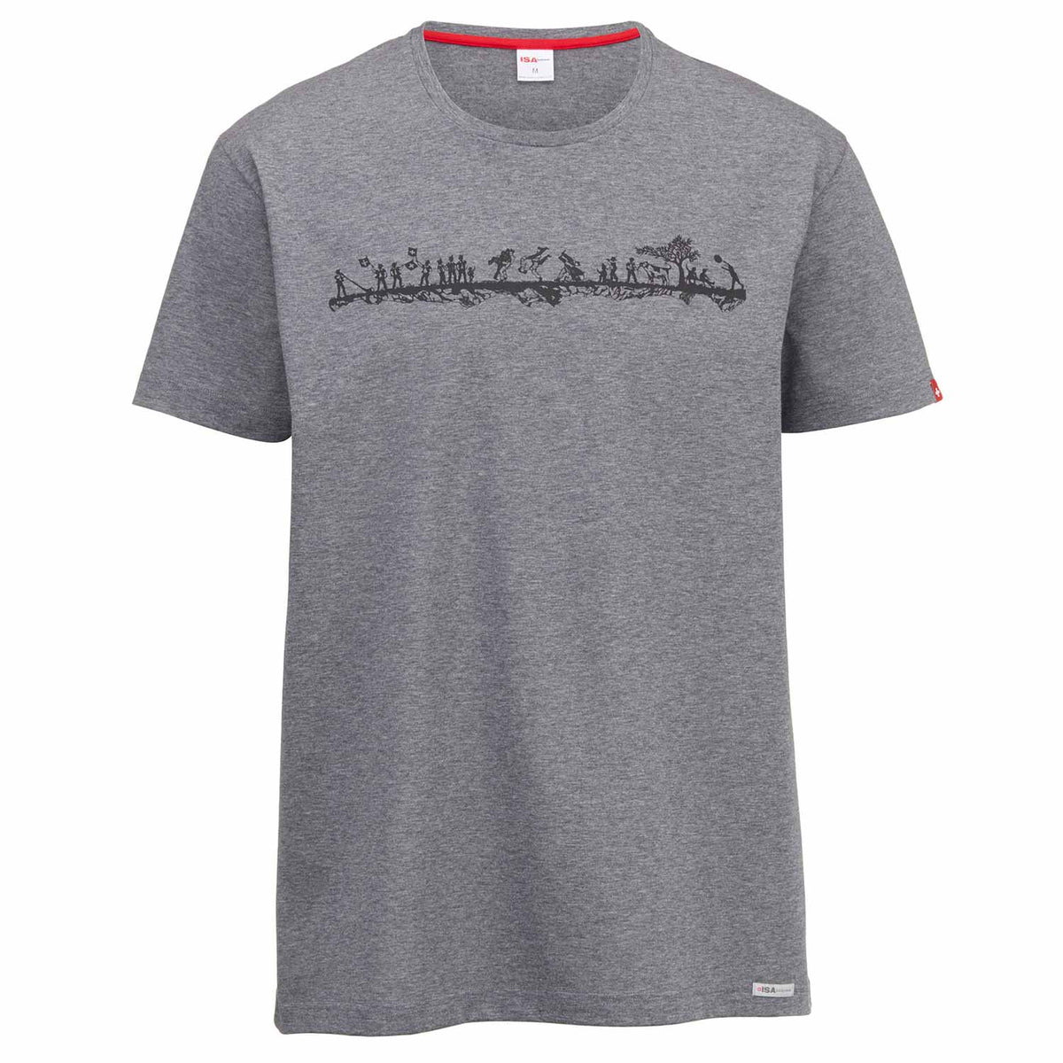 Shirt kurzarm SCHWINGER in grau
