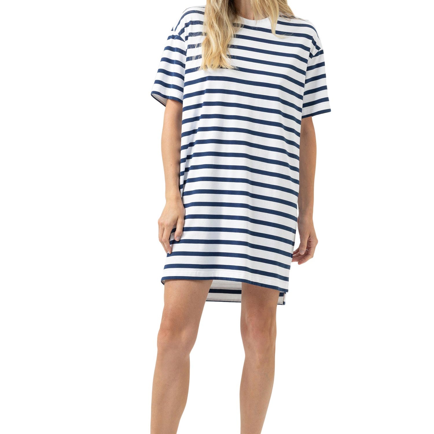 Sleepshirt, Nachthemd, kurzarm, gestreift, WARMING STRIPES