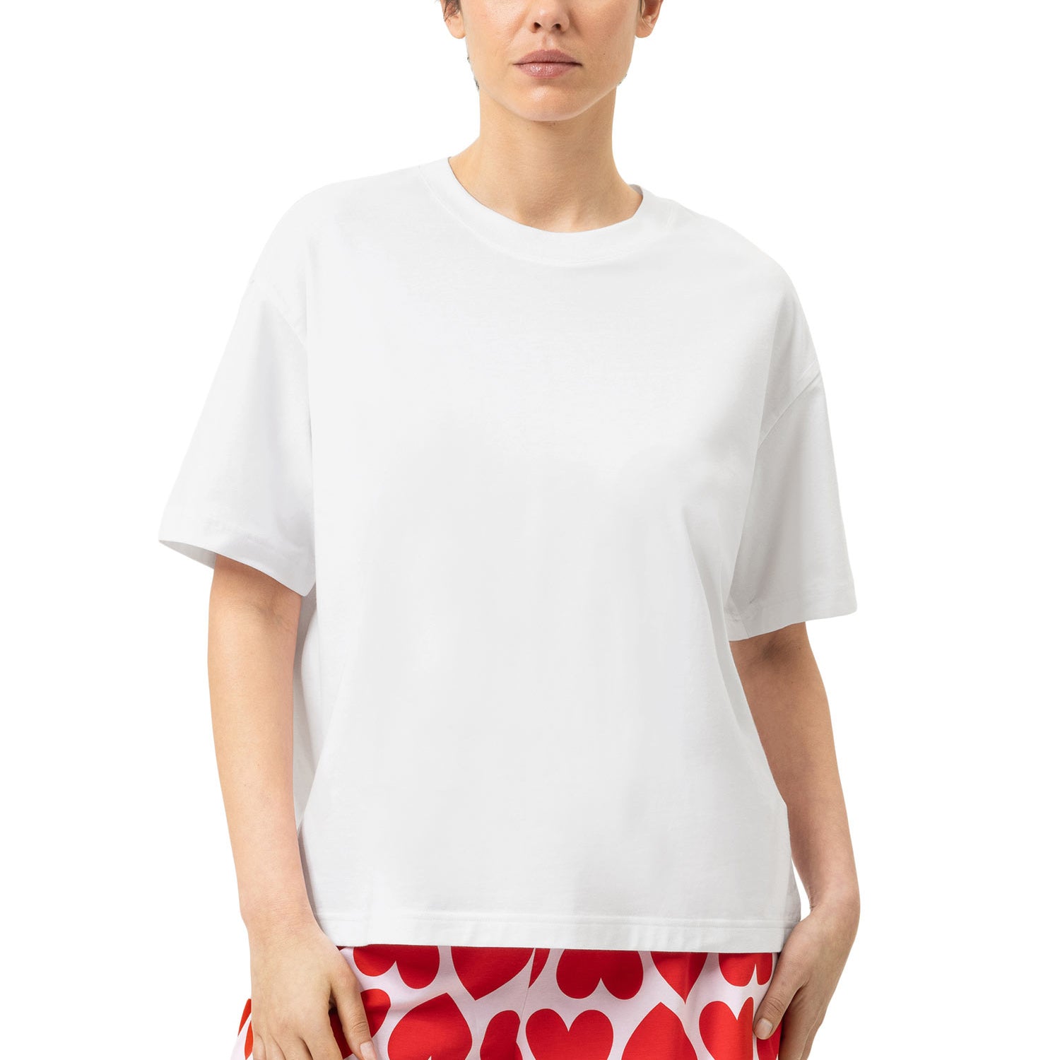 T-Shirt SOLID LOVE, mit Rücken-Print