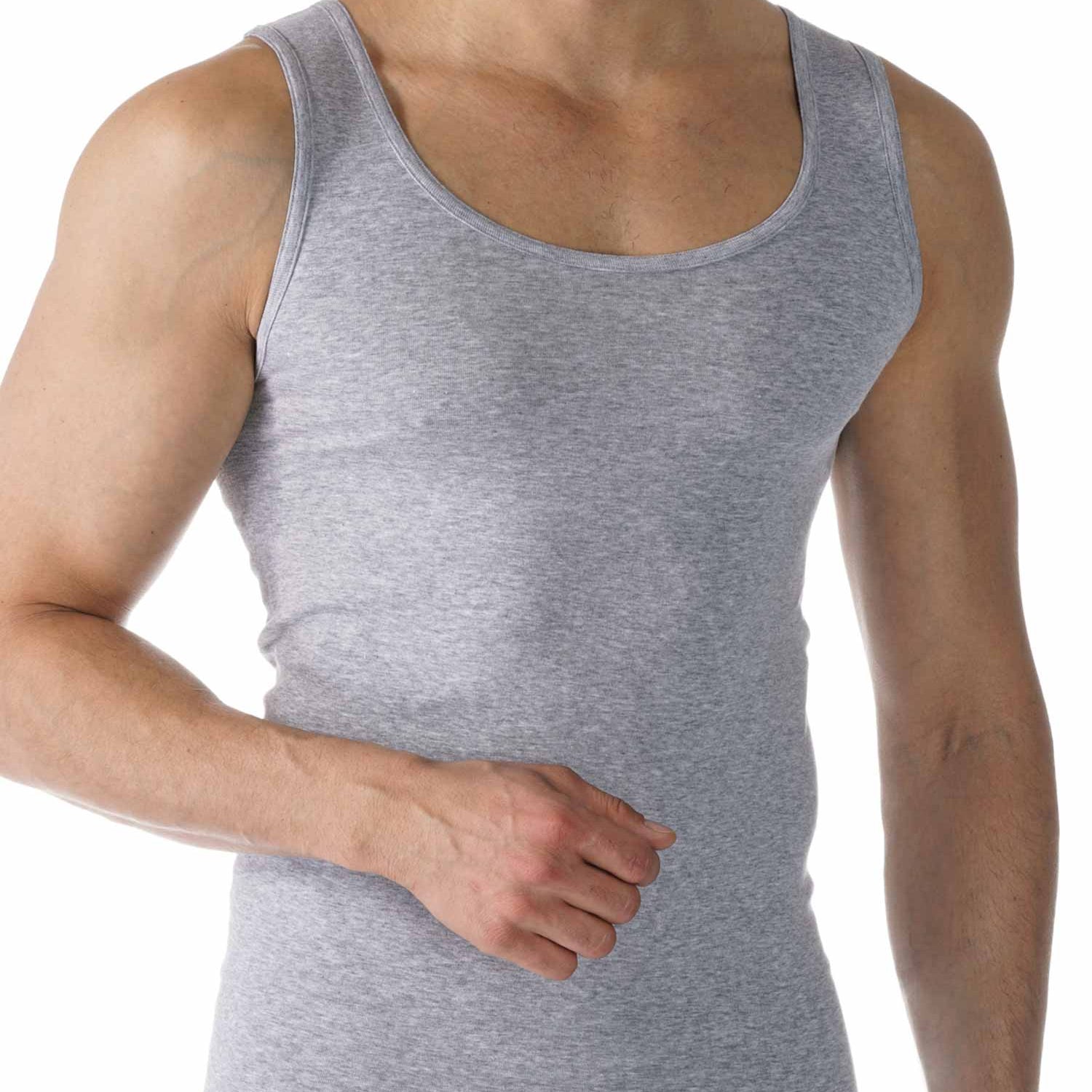 Athletic-Shirt, Tank-Top, Rundhals, CASUAL COTTON