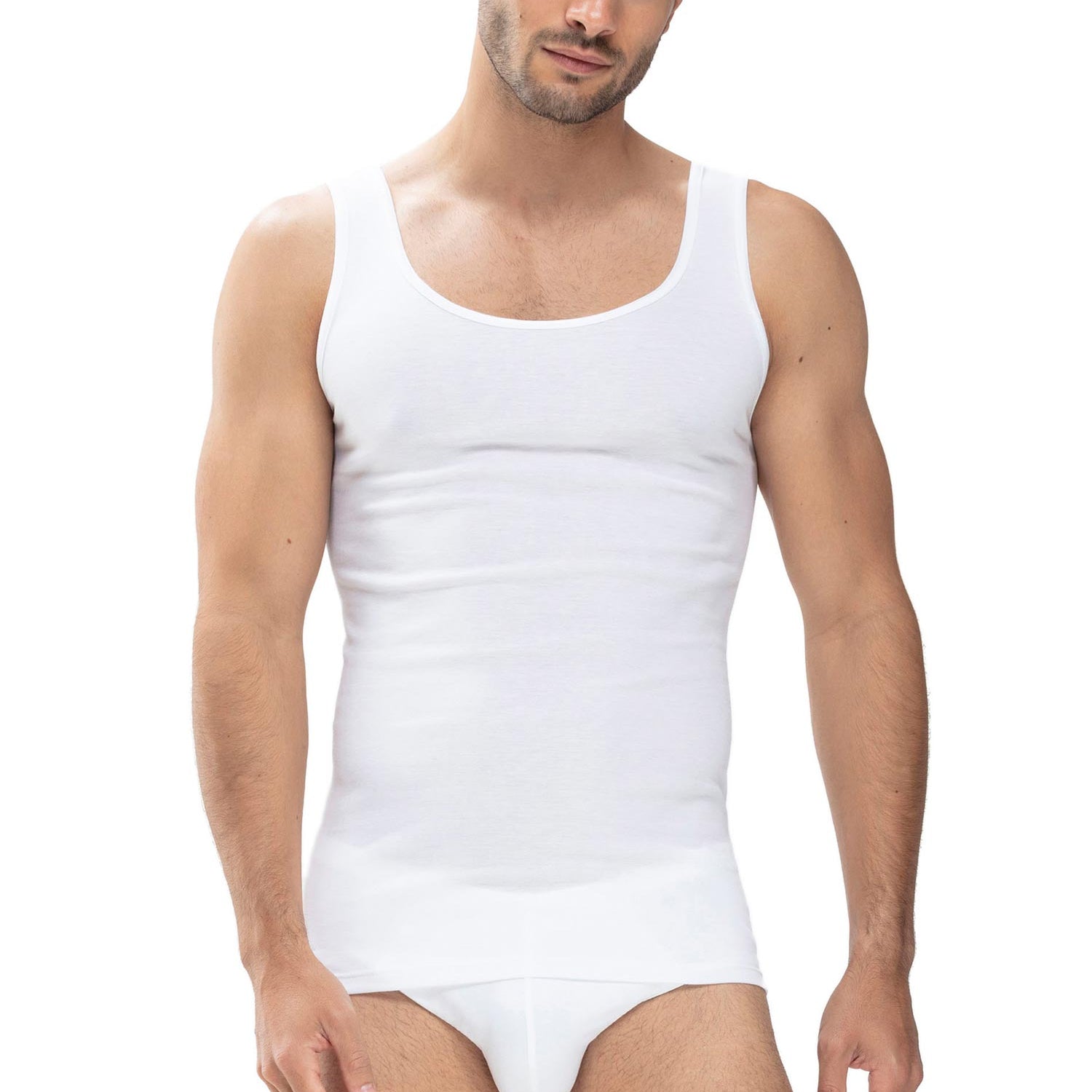Athletic-Shirt, Tank-Top, Rundhals, CASUAL COTTON