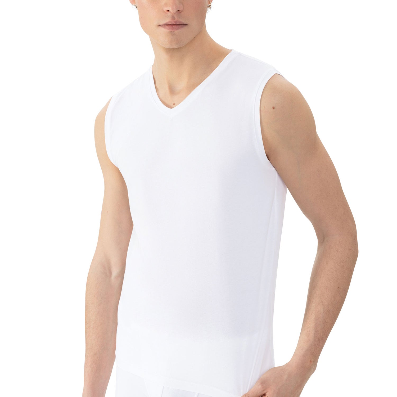 肌肉衫,V领,COMFORT COTTON
