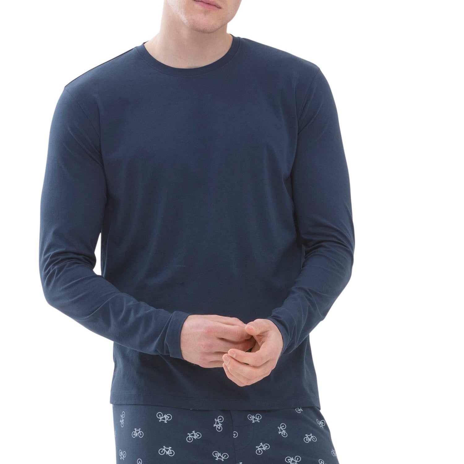 衬衫,长袖,圆领,RELAX