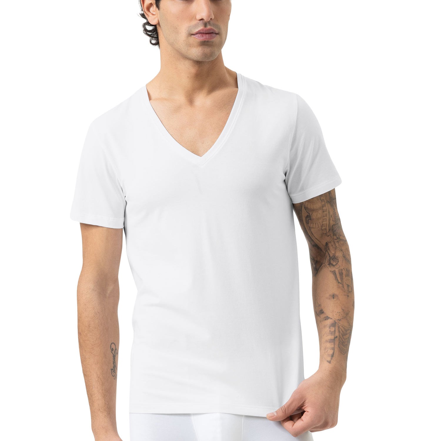 T-Shirt, col en V, 10 OUT OF 10