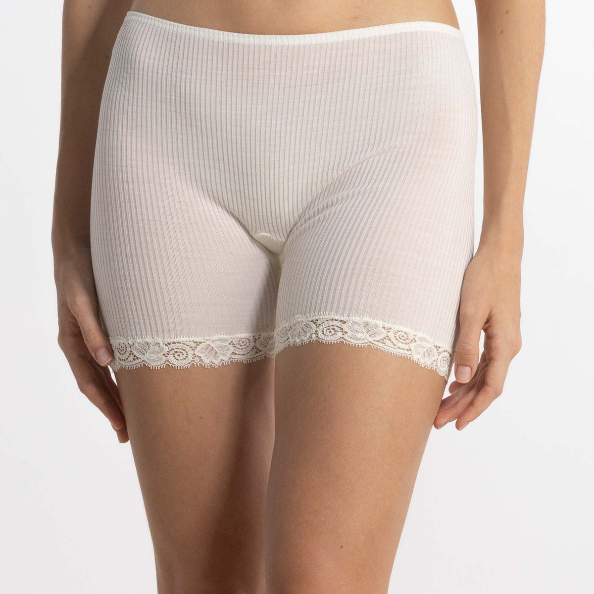 Panty with lace, WOOL AND SILK